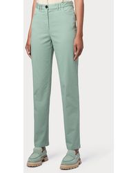 Paul Smith - Mint Slim Crop Chino Trousers - Lyst