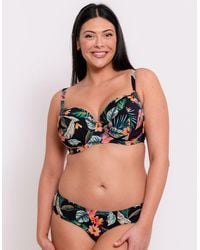 Curvy Kate - Cuba Libre Padded Balcony Bikini Multiway Top Print Mix - Lyst