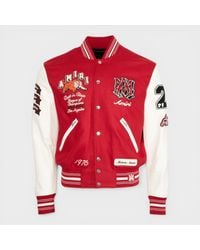 Amiri - Patch Varsity Bomber Jacket - Lyst