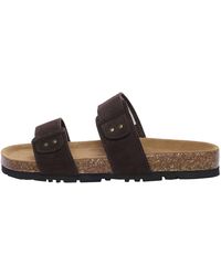 EVER AU - Scarlet Leather Sandals - Lyst