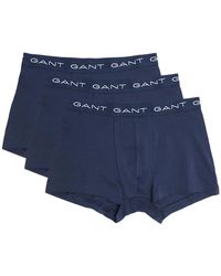 GANT - Logo 3 Pack Trunks - Lyst