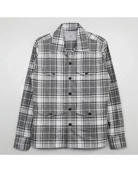 Eleventy - Heavyweight Check Cotton Shirt - Lyst