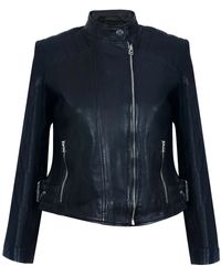Infinity Leather - Leather Biker Jacket-Celaya - Lyst