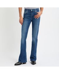 7 For All Mankind - Bootcut Tailorless Stretch Jeans - Lyst