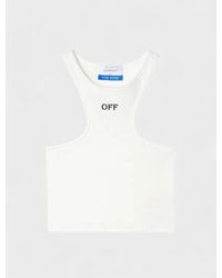 Off-White c/o Virgil Abloh - Off Stamp Rib Rowing Top - Lyst