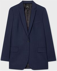 Paul Smith - Notched Lapel Wool Blazer - Lyst