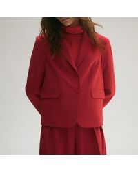 Mango - Wool-Blend Suit Jacket - Lyst