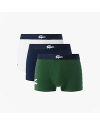 Lacoste - Coloured 3 Pack Trunks - Lyst
