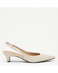 Russell & Bromley - Off Croc Heeled Shoe Pump - Lyst