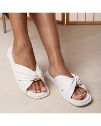 Where's That From - Brooklyne Twist Open Toe Slide On Sandals - Lyst
