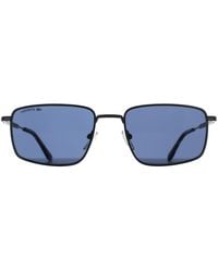 Lacoste - Rectangle Dark Gunmetal L277S - Lyst