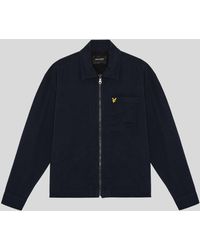Lyle & Scott - Lightweight Enzyme Wash Overshirt - Lyst