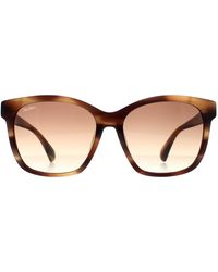 Max Mara - Square Shiny Dark Gradient Mm0042 Logo9 - Lyst