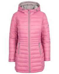 Trespass - Padded Jacket Mavis Recycled Polyamide Rose Blush - Lyst