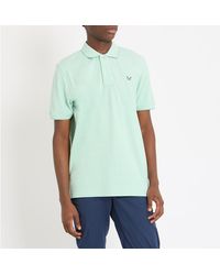 Crew - Light Oxford Solid Cotton Polo Shirt - Lyst