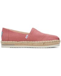 TOMS - Alpargata Platform Espadrilles - Lyst