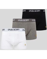Lyle & Scott - 3 Pack Basic Core Trunks - Lyst