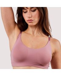 Deja Day - Second Skin Rose Recycled Crop Top Bra - Lyst
