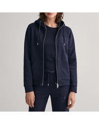 GANT - Regular Shield Zip Hoodie - Lyst