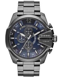 DIESEL - Dz4329 Mega Chief Chronograph Dial Gunmetal Ion-Plated Watch - Lyst