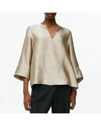 ARKET - Linen Blend Blouse - Lyst