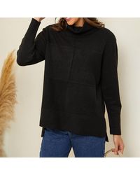 Sofiacashmere - Cashmere Blend Roll Neck - Lyst