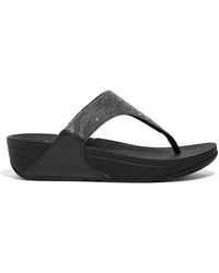 Fitflop - Lulu Glitz Toe-Post Sandals - Lyst