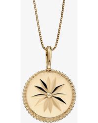 T.H.Baker - 9Ct Wellness Symbol Necklace Gp2281 Gn141 - Lyst