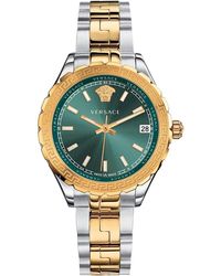 Versace - V12050016 Hellenyium Two-Tone Ladies Watch - Lyst