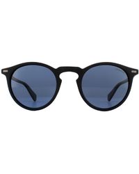 Polaroid - Round Matte Polarized Sunglasses - Lyst