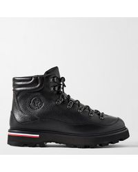 Moncler - Peka Trek Leather Hiking Boots - Lyst