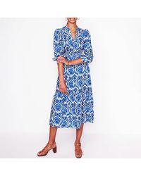 boho print maxi dress Boho Tides Paisley Printed Midi Dress