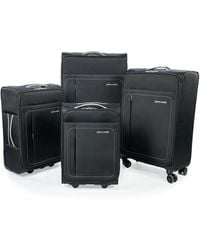 Pierre Cardin - Soft Shell Wheeled Suitcase Set Lightweight Travel Luggage - Lyst
