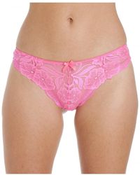 CAMILLE - 2 Pack Floral Lace Thong - Lyst