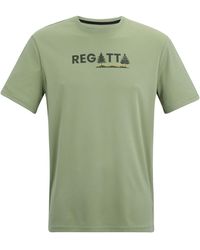 Regatta - T-Shirt Fingal Polyester Sage - Lyst