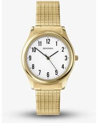 Sekonda - Easy Reader Plated Expandable Bracelet Watch 3752 - Lyst