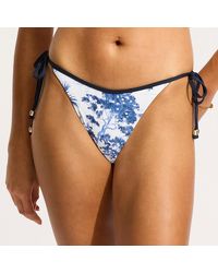 Seafolly - Marbella Tie Side Rio Bikini Pant - Lyst