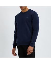 Crew - Crew Neck Cotton Blend Sweatshirt - Lyst