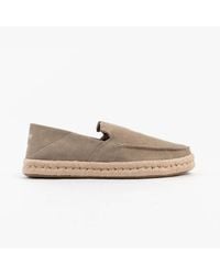 TOMS - Taupe Loafer Rope Espadrilles - Lyst