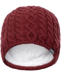 Trespass - Beanie Kendra Acrylic Dark Cherry - Lyst