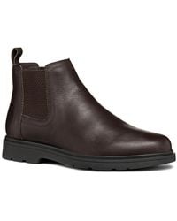 Geox - Coffee Ankle Boots - Lyst