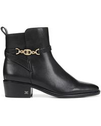 Sam Edelman - Brawley Leather Heeled Ankle Boots - Lyst