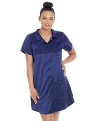CAMILLE - Satin Nightshirt - Lyst
