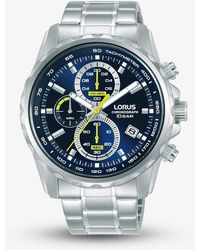 Lorus - Accents Chronograph Bracelet Watch Rm373Jx9 - Lyst