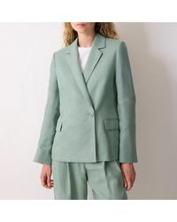 Jigsaw - Maree Irish Linen Shorts Blazer - Lyst