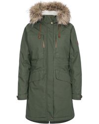Trespass - Waterproof Jacket Faithful Polyester Basil - Lyst