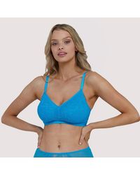 Deja Day - Emma Sky Lace Wireless Bra - Lyst
