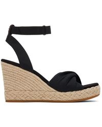 TOMS - Slubby Woven Marisela Heeled Espadrille - Lyst