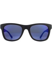 Lacoste - Rectangle Matte Gradient Folding Sunglasses - Lyst
