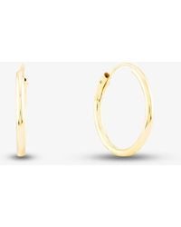 T.H.Baker - 9Ct Sleeper Hoop Earrings 1.53.9799 - Lyst